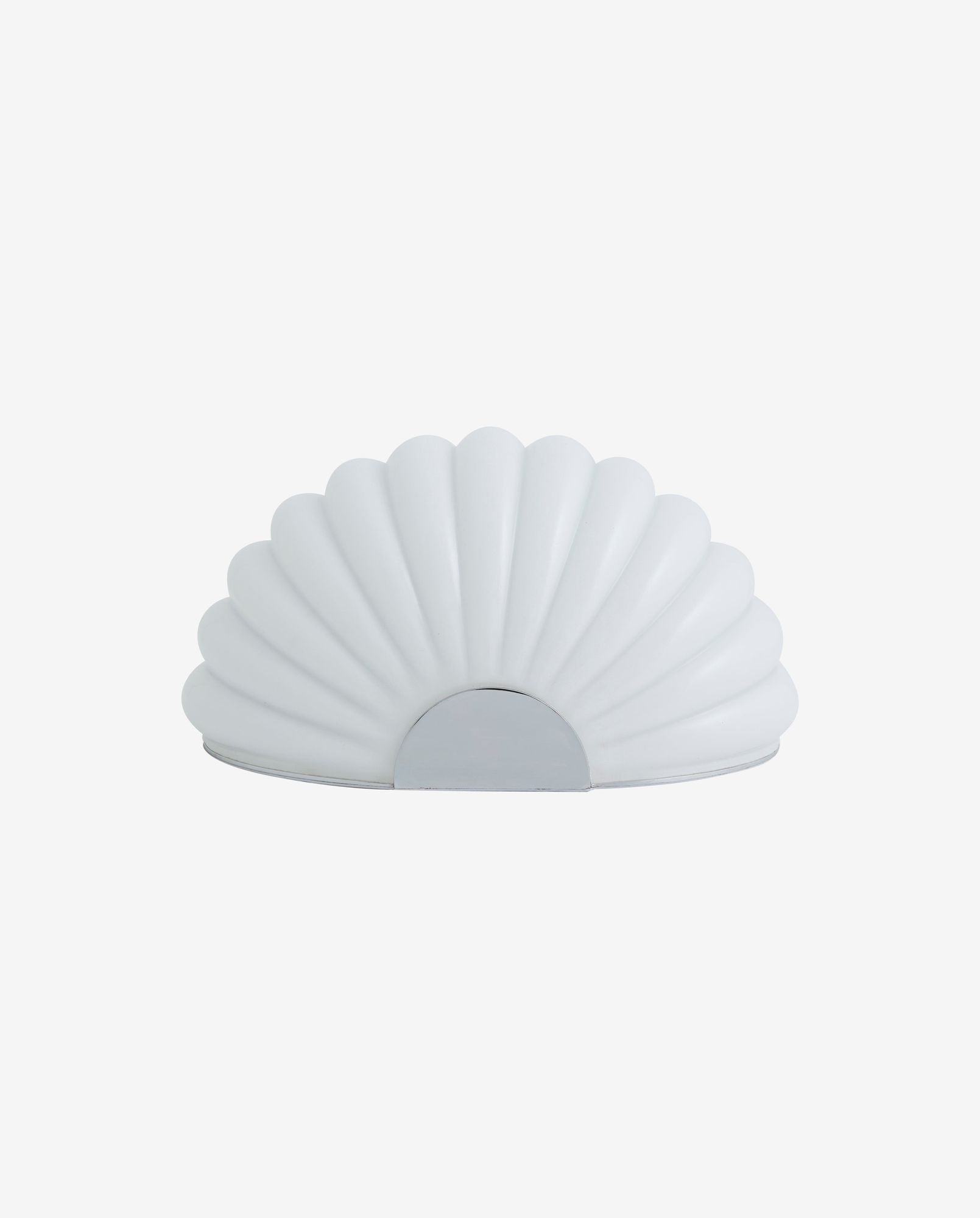 Bambua Chia Lampada da Tavolo Vetro Bianco Cromo