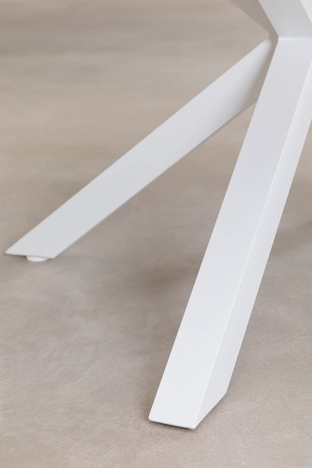 Sklum Archer tavolo giardino rotondo bianco Ø140 cm