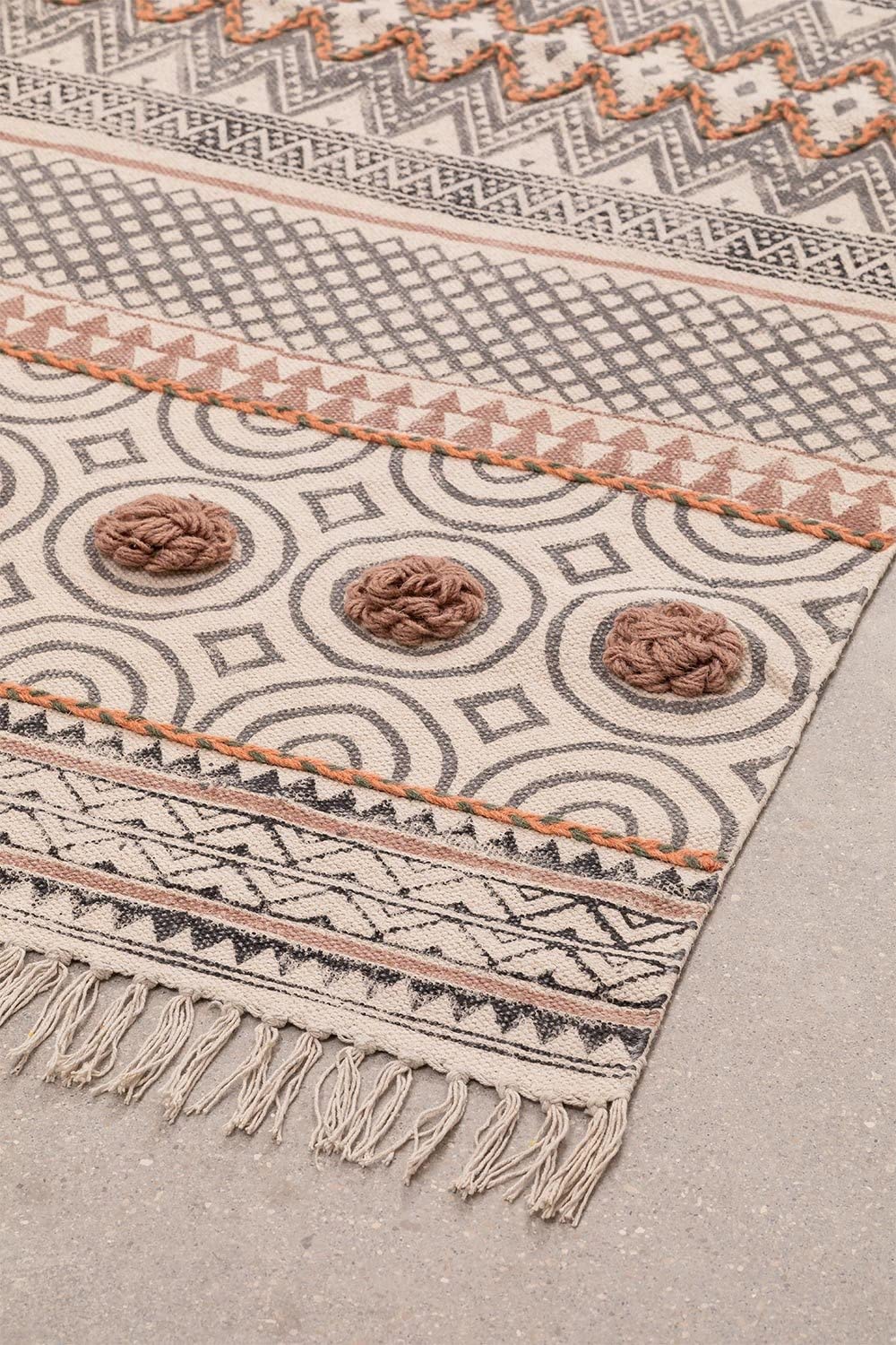 Sklum Intar tappeto 181x121 cm cotone marrone