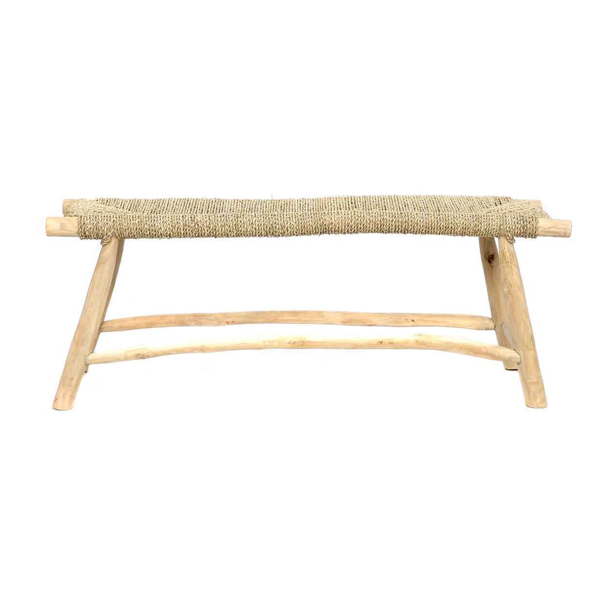Bambua Porto L panca seagrass naturale legno