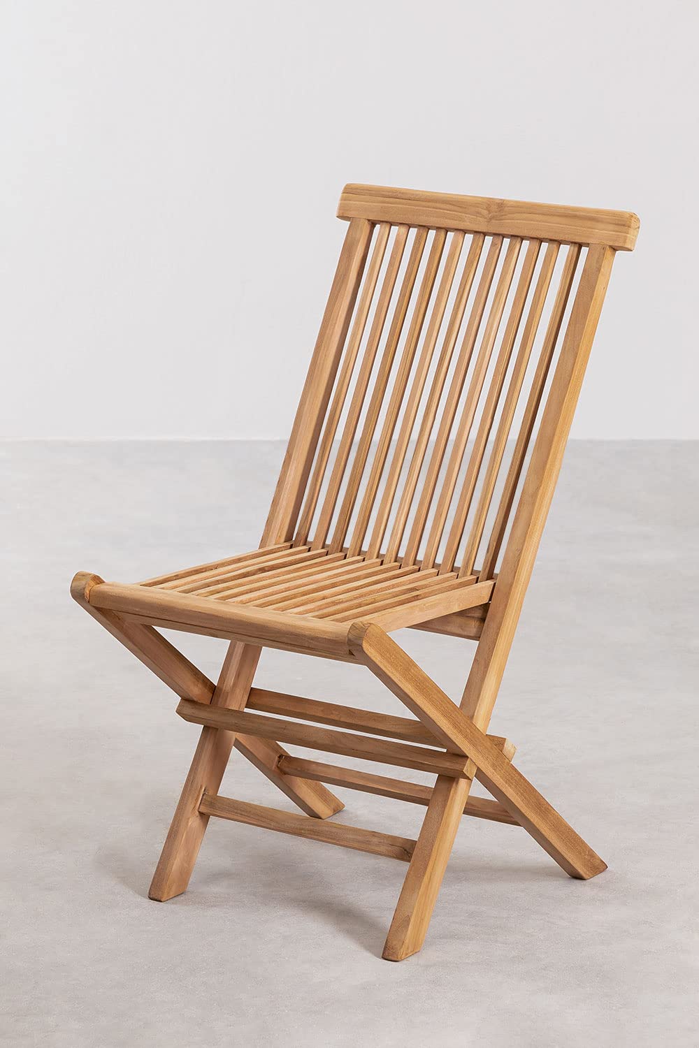 Sklum Pira set giardino pieghevole teak 4 sedie