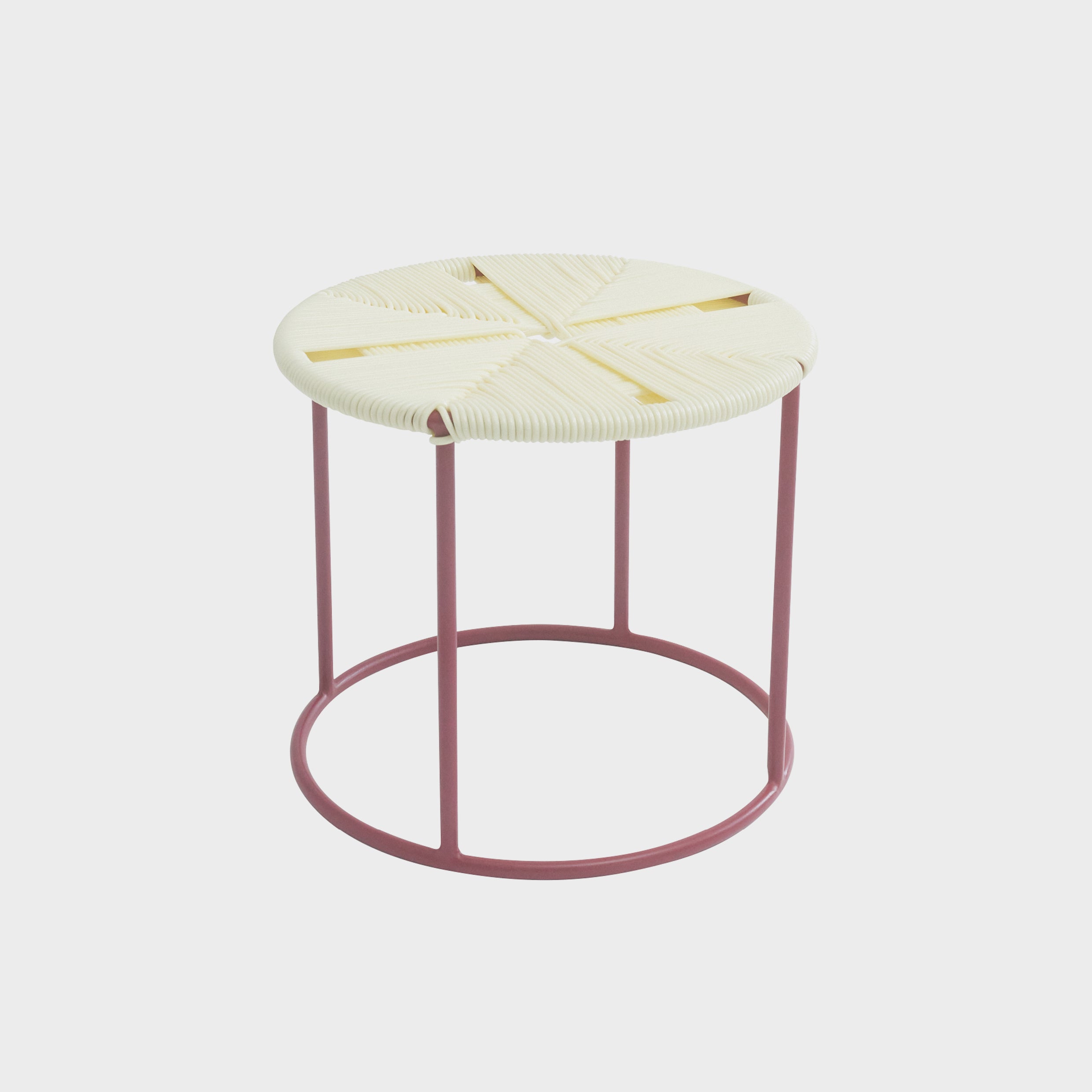 Acapulco Design Mesita CDMX ST2 tavolino bordeaux esterno