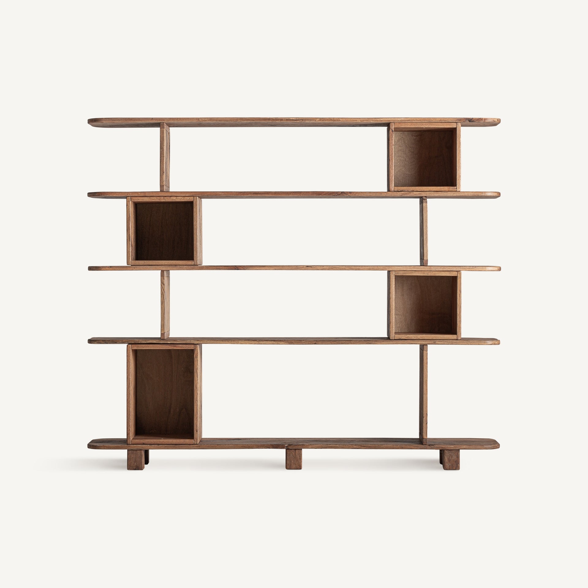 Bambua Brusque scaffale libreria rovere marrone