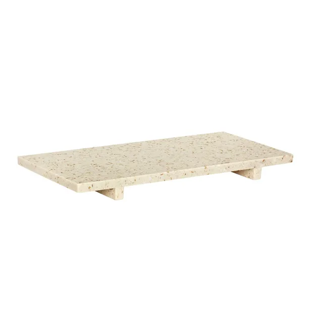 Bambua Stone Tray Terrazzo vassoio beige
