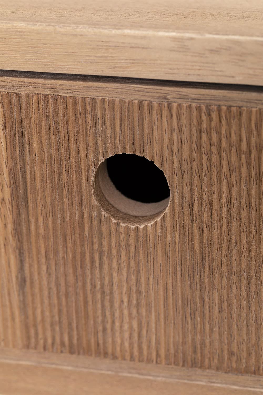 Sklum Ancher Scrivania Legno Naturale in MDF e Metallo