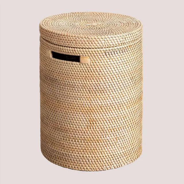 Sklum Guacui Cesto Portabiancheria Rattan Naturale