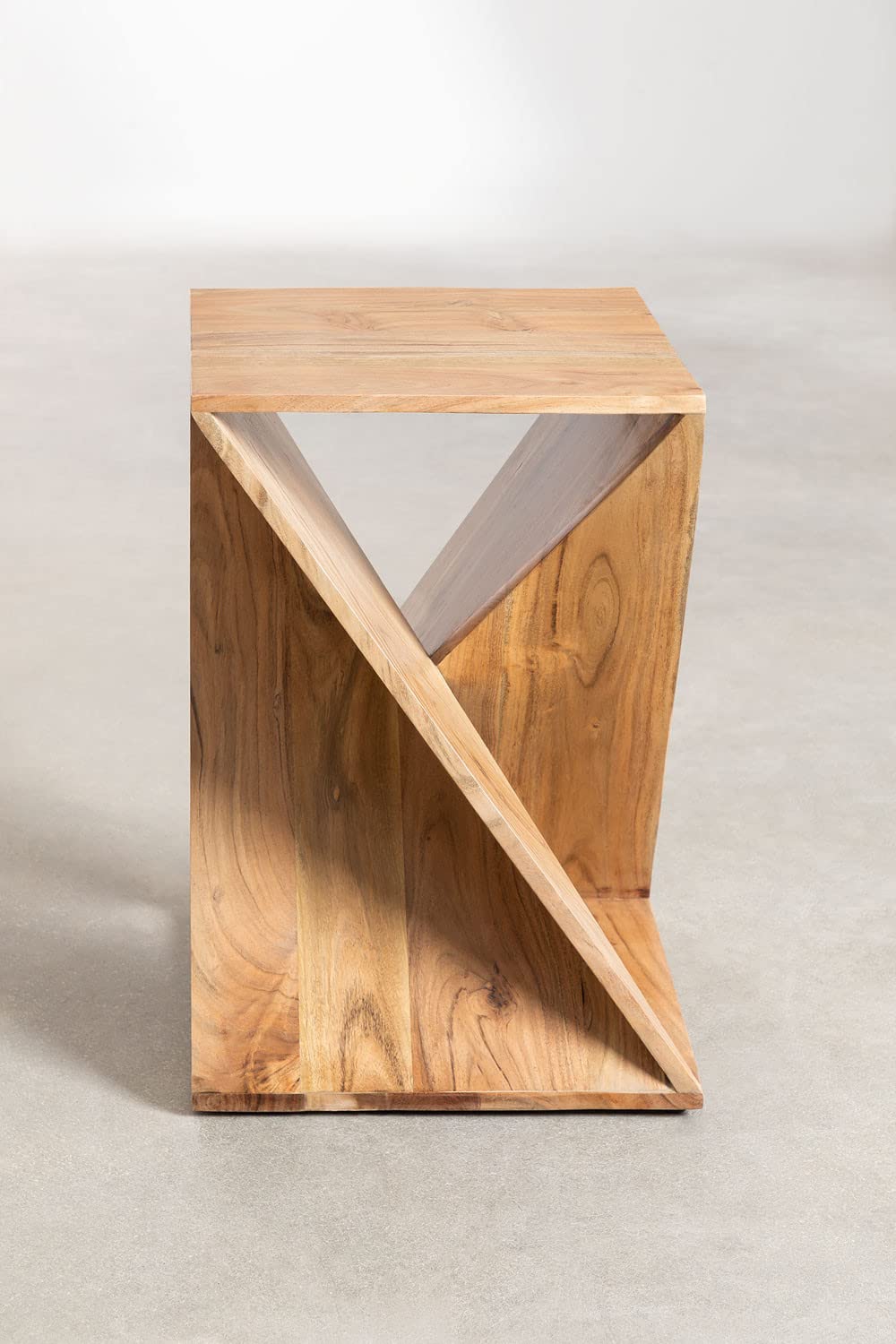 Sklum Gorvea Tavolino 41x41 Legno Acacia