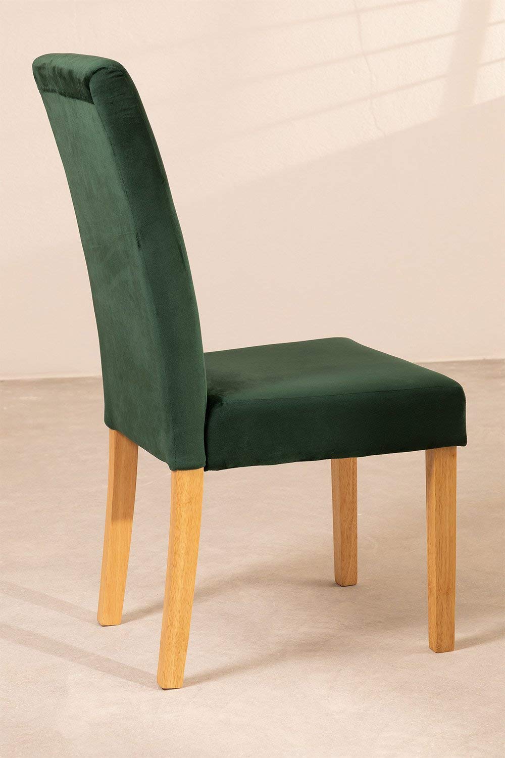 Sklum Cindy Sedie Sala da Pranzo Velluto Pack 2 Greenery