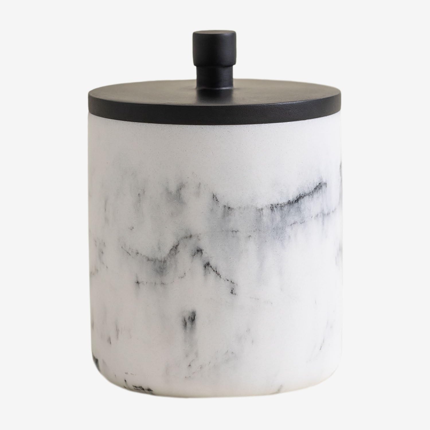Sklum Yaele barattolo bagno bianco effetto marmo