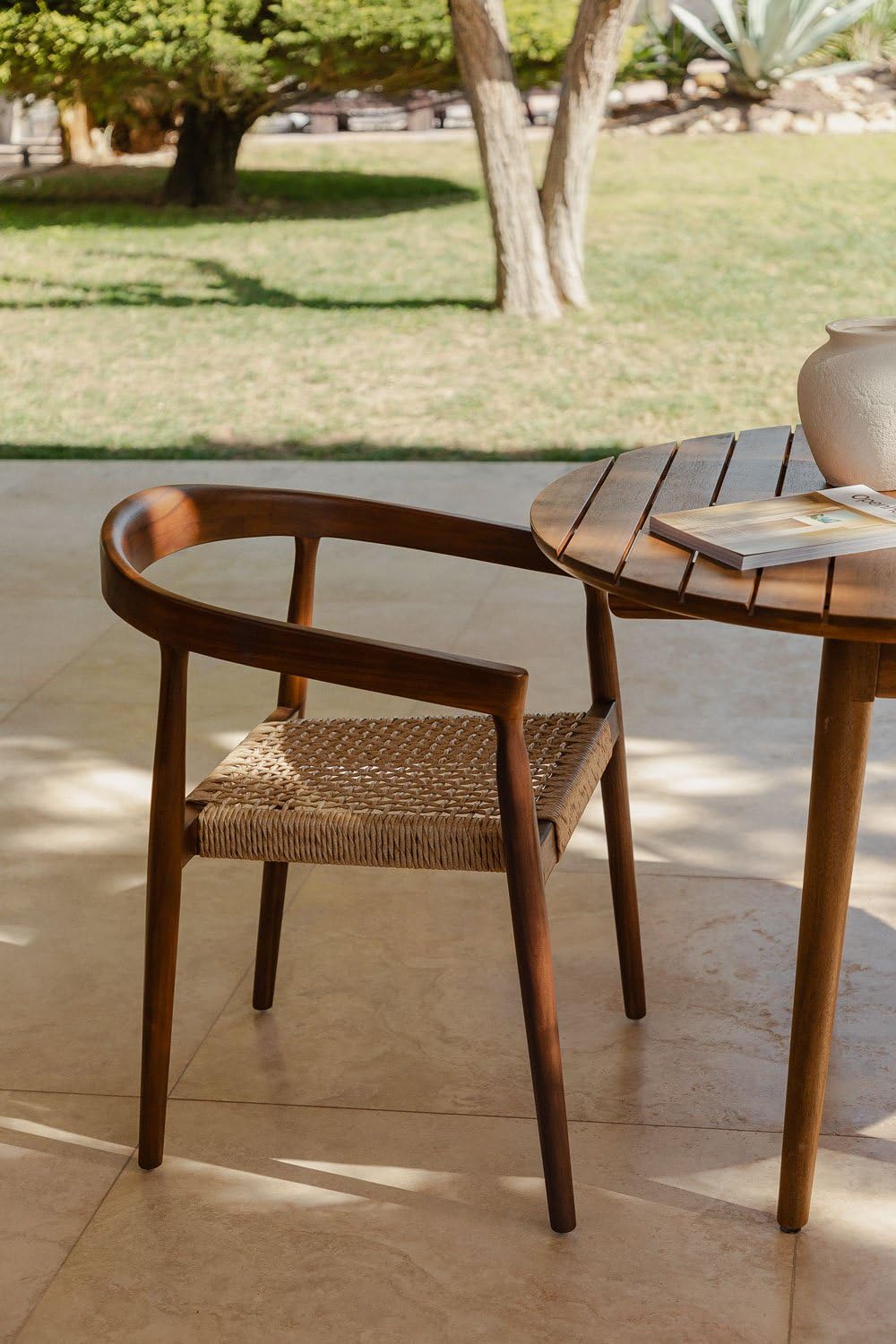 Sklum Visby Set 4 Sedie da Giardino in Teak