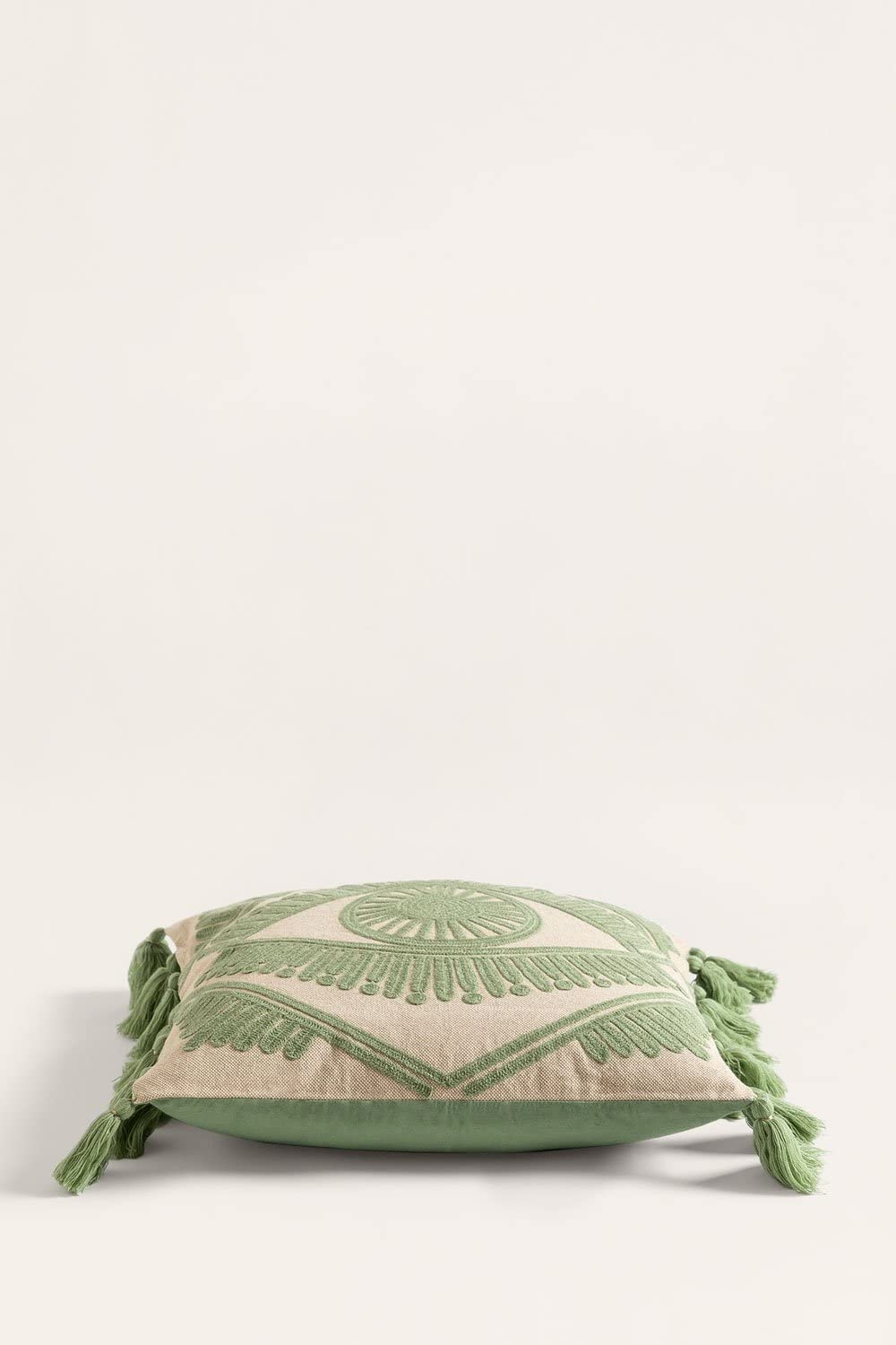 Sklum Osvid cuscino cotone 45x45 cm verde olivastro