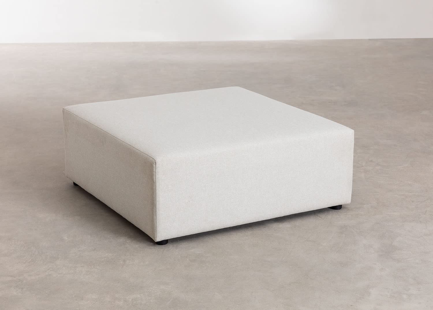 Sklum Kata Divano Componibile 4 Pezzi con Pouf in Tessuto