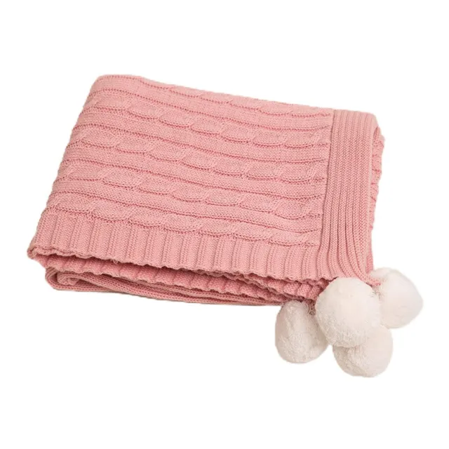 Sklum Benys Kids coperta in cotone rosa 80x100