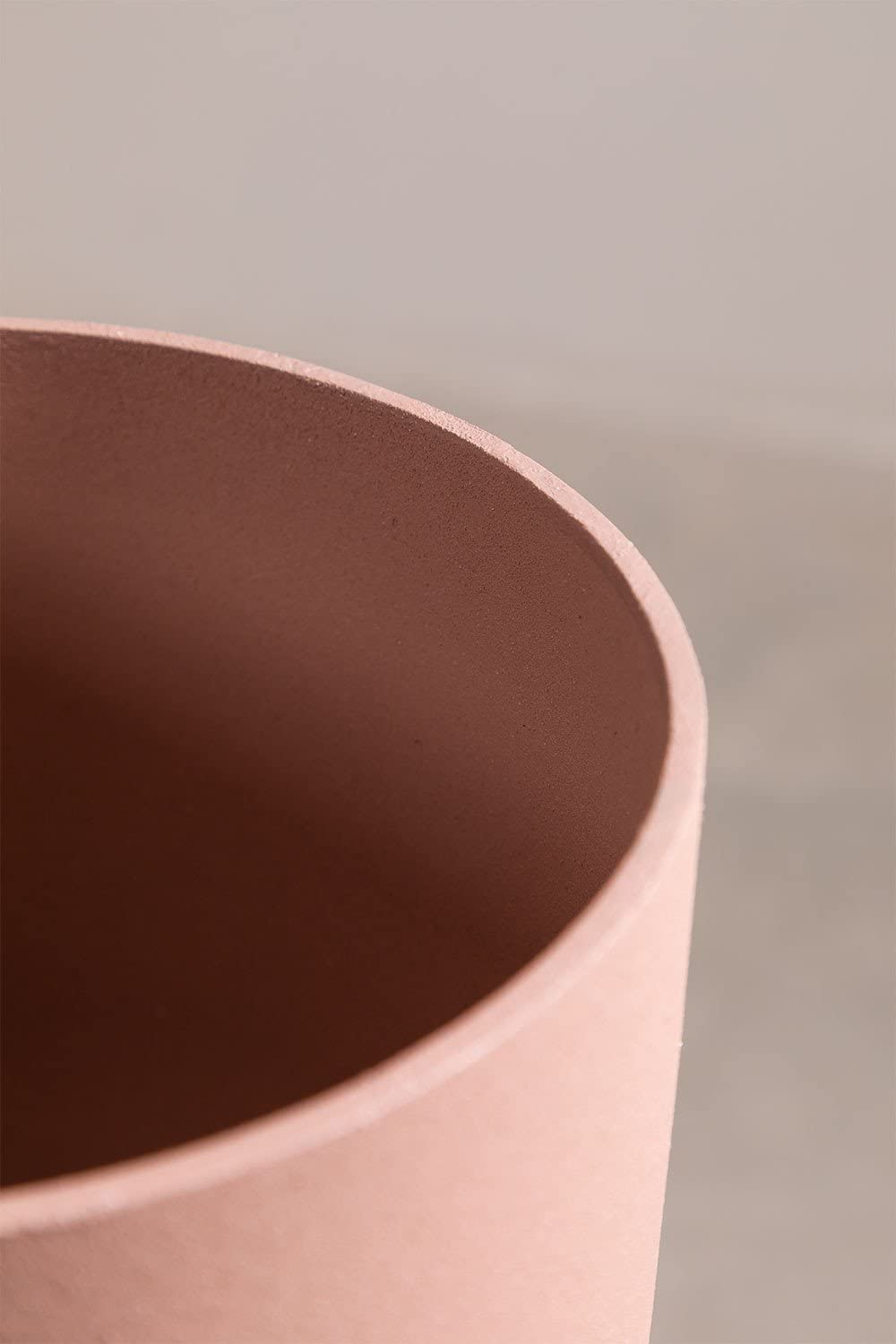 Sklum Fero vaso in alluminio incarnato 22 cm