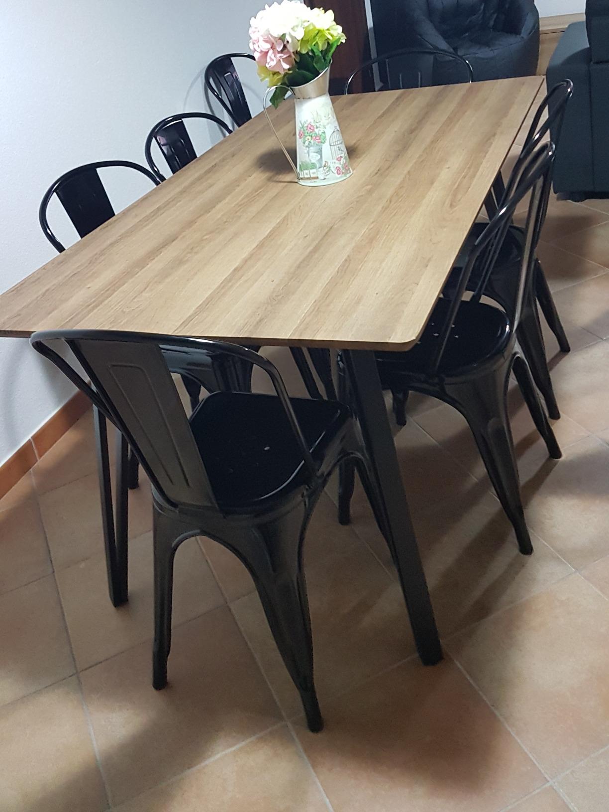 Sklum LIX set 4 sedie sala da pranzo acciaio lucido