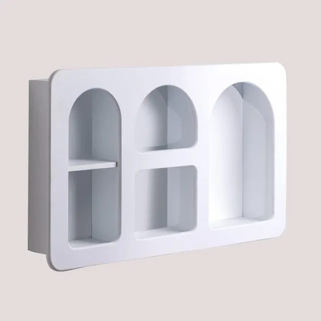 Sklum Vayla scaffale a muro in MDF bianco 60 cm
