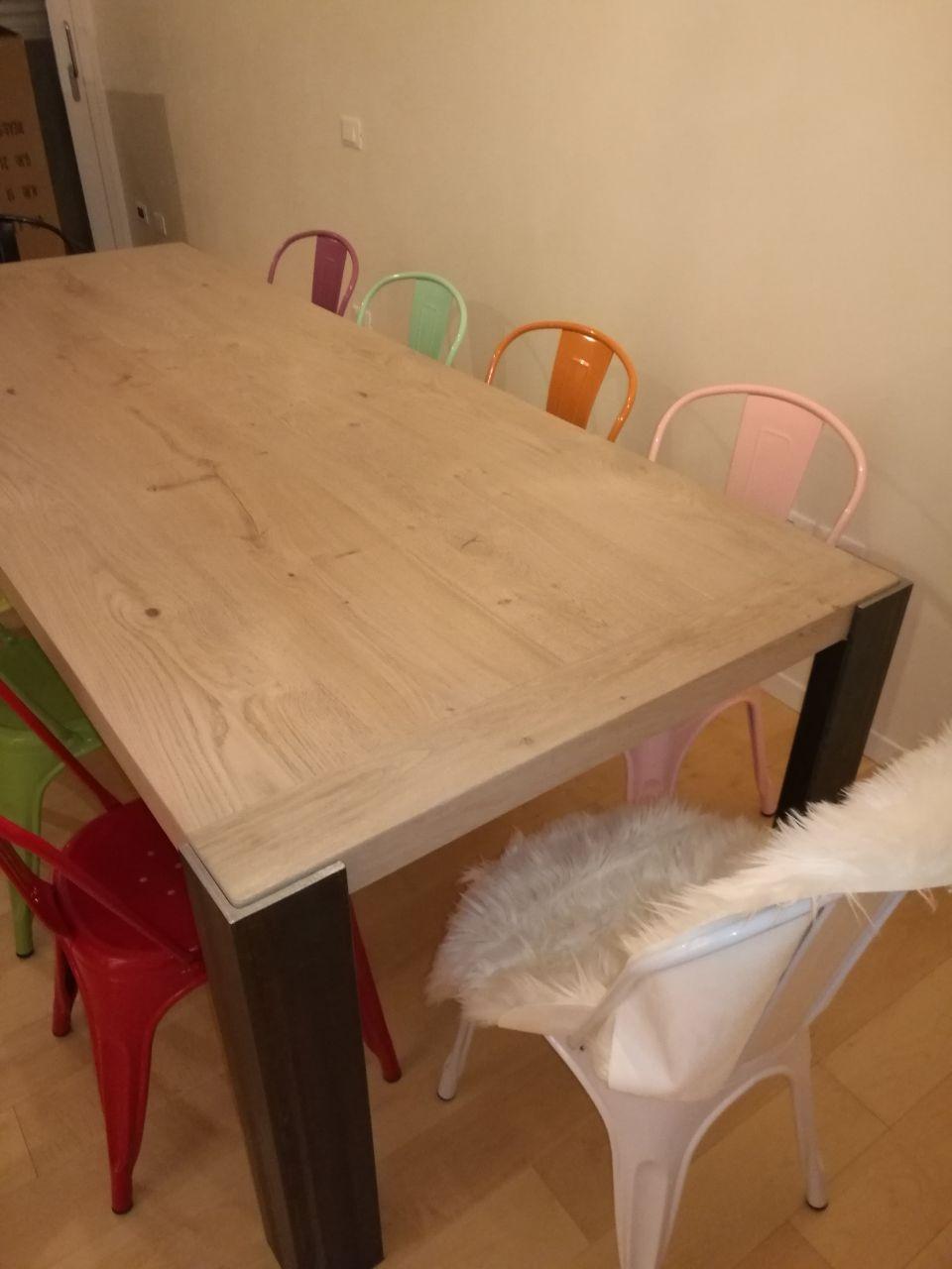 Sklum LIX sedia impilabile sala da pranzo industrial