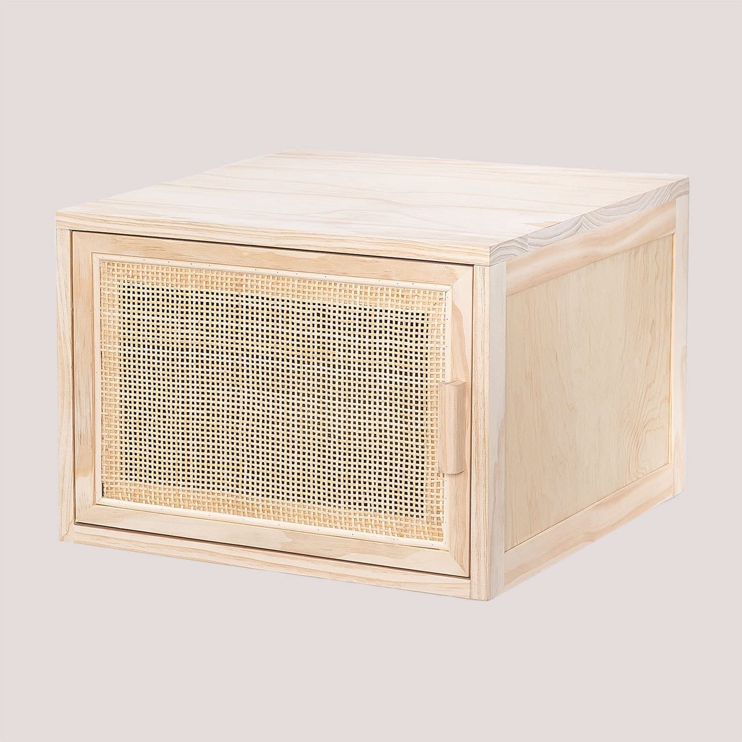 Sklum Reyna Natural Kids Comodino Sospeso in Rattan