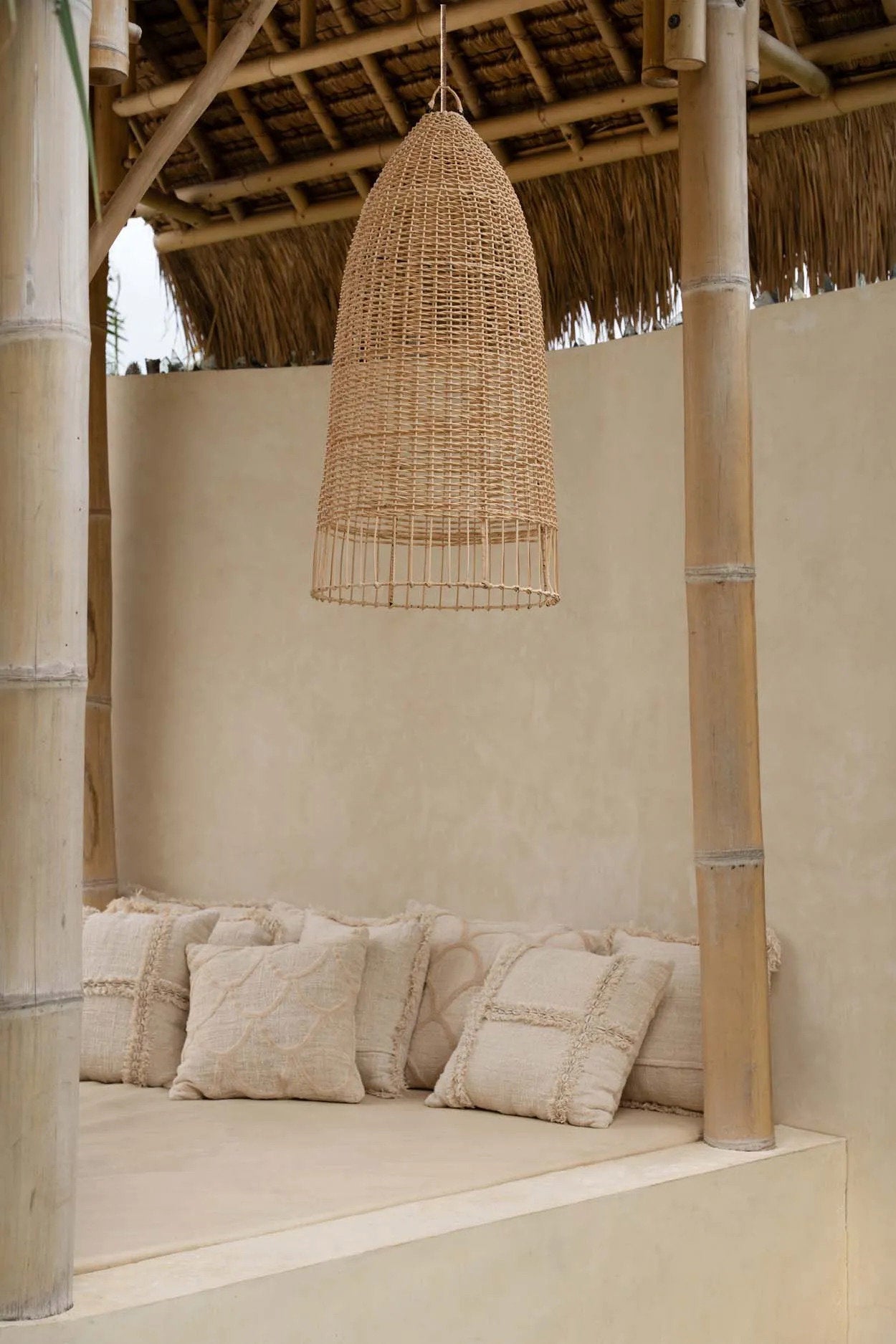 Bambua Sahara federa cuscino cotone naturale