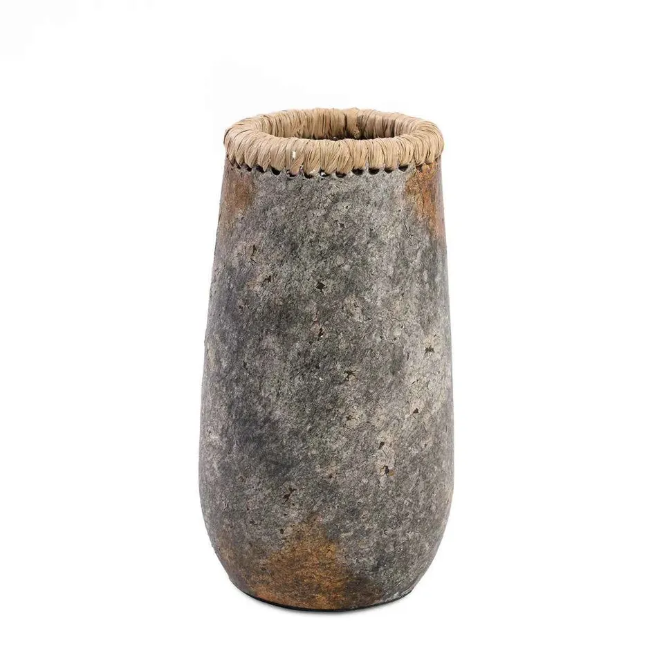 Bambua Sneaky vaso terracotta grigio M