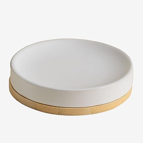 Sklum Elvan portasapone ceramica e bambù