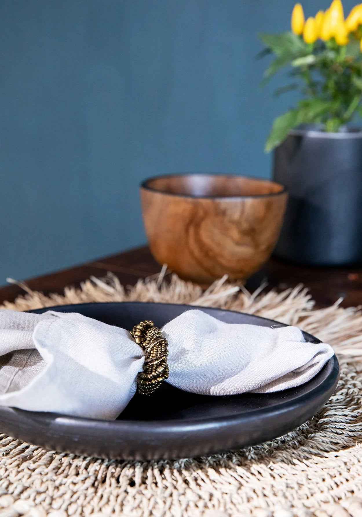 Bambua Bondi Candy Bowl ciotola in teak
