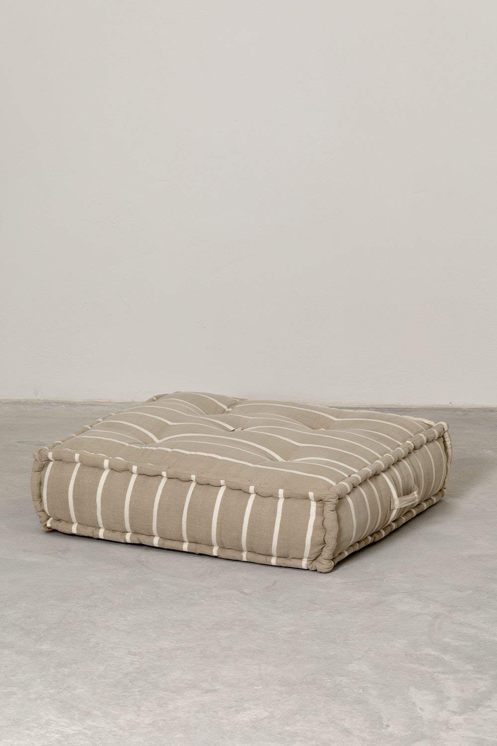 Sklum Dhel Boho pouf divano modulare marrone moka cotone