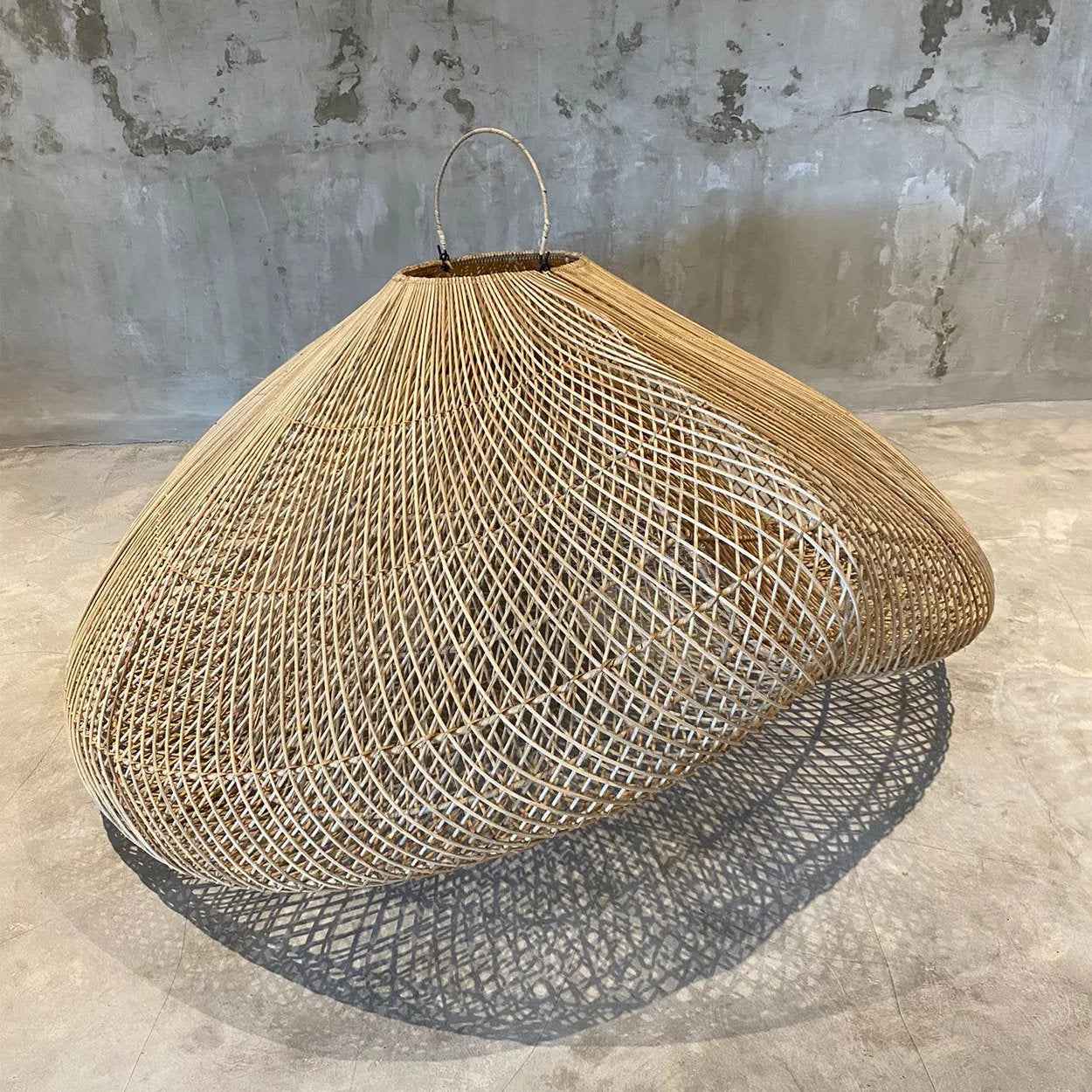 Bambua Cloud lampada a sospensione XXL naturale