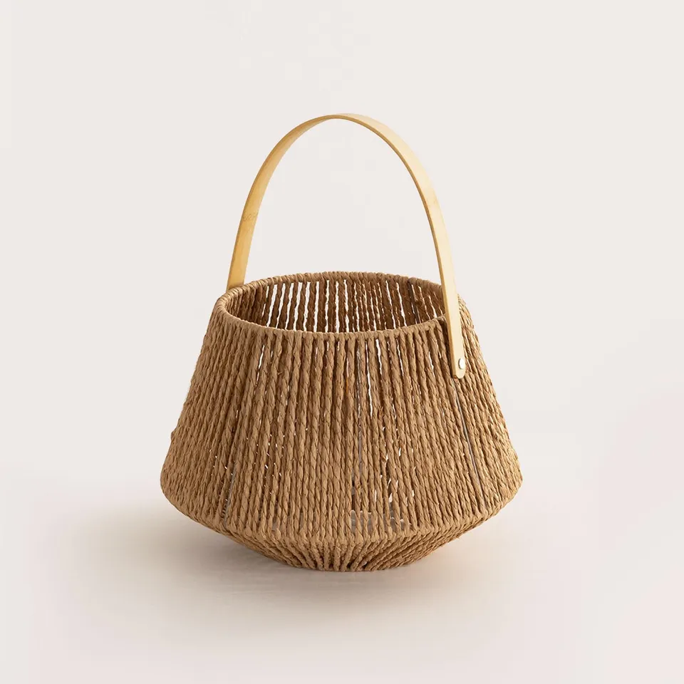 Sklum Milei lampada da tavolo carta intrecciata Ø30 cm