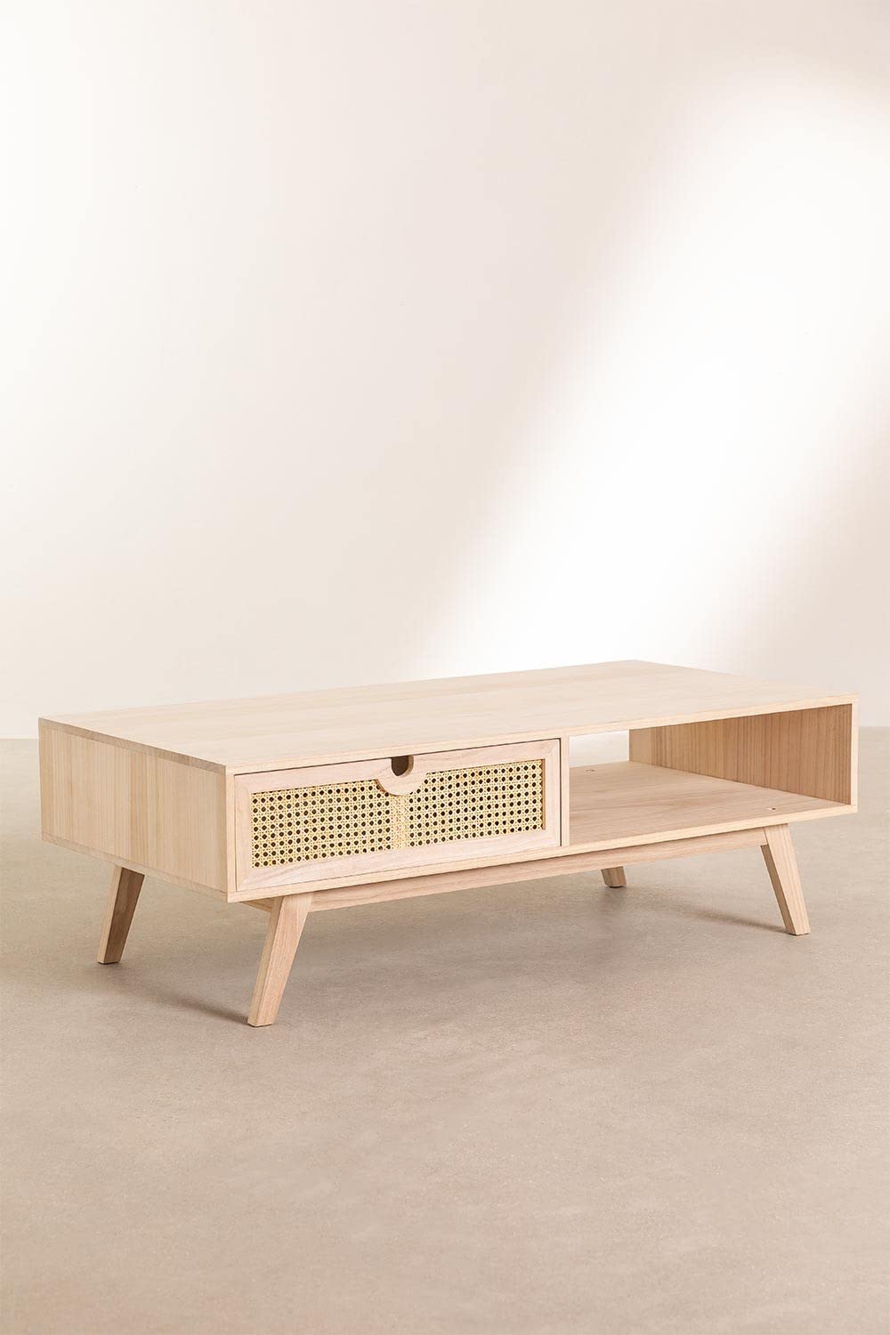 Sklum Ralik Style tavolino caffè legno naturale 120 cm