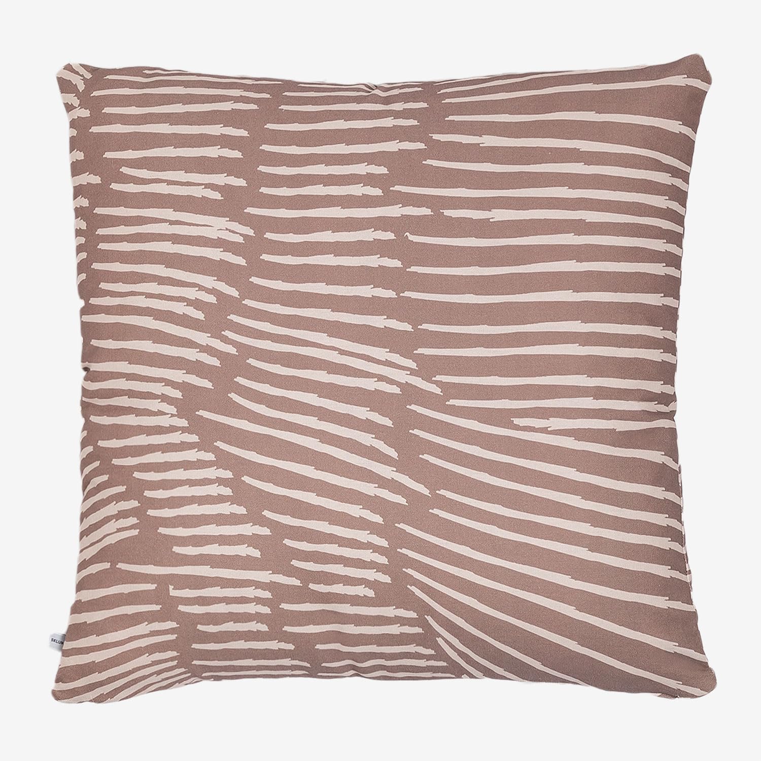 Sklum Ubongo Style federa 60x60 cotone marrone moka