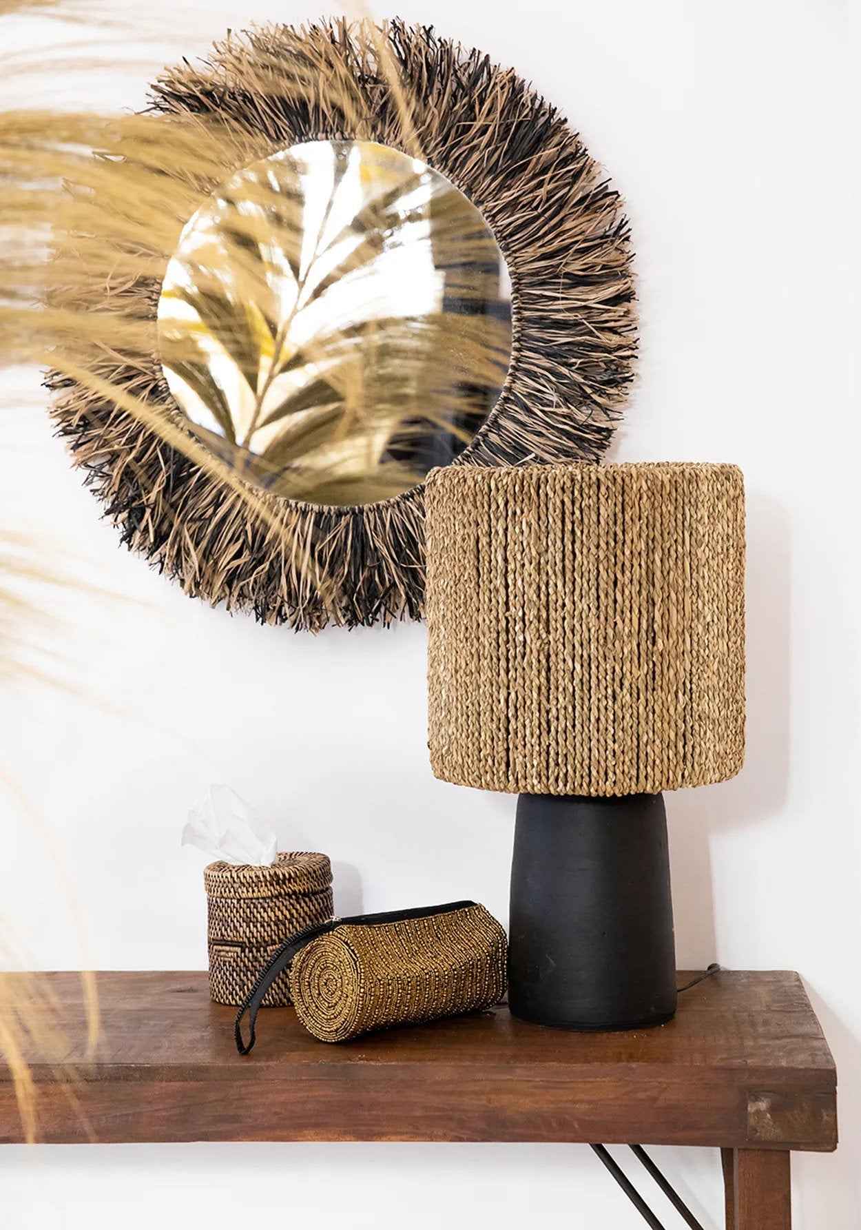 Bambua The Colonial Tissue Box portafazzoletti rattan