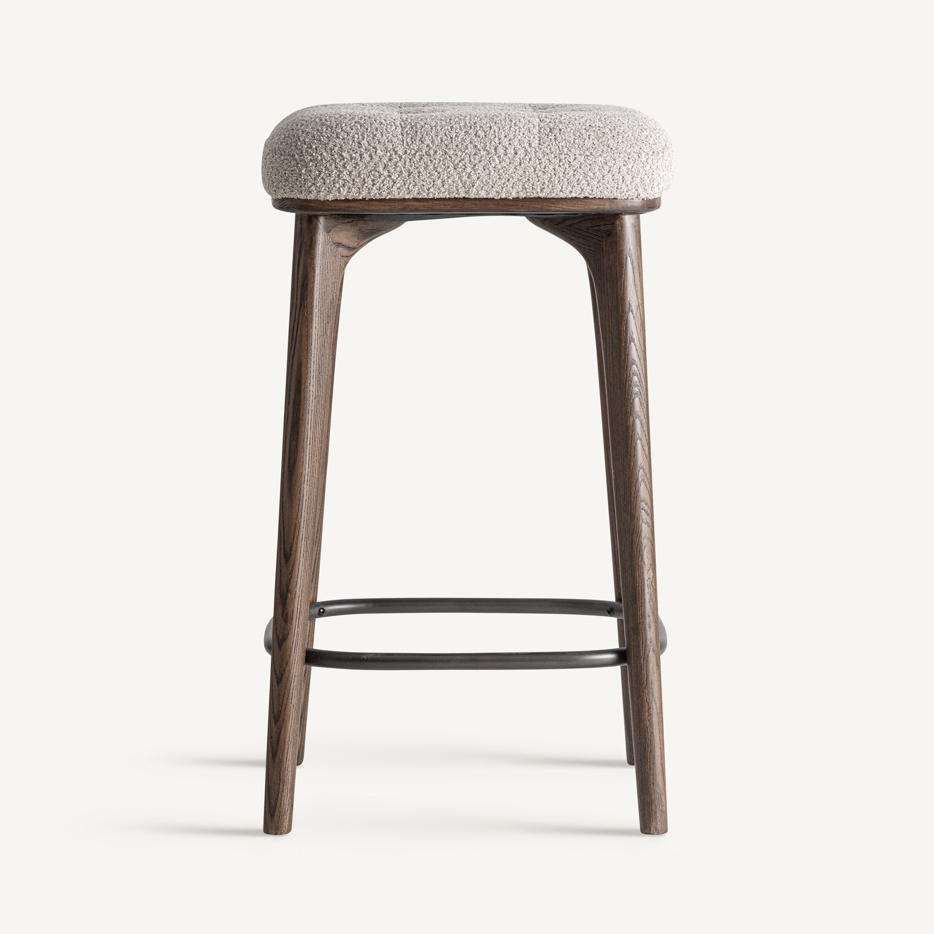 Bambua Zemst sgabello da cucina frassino bouclé
