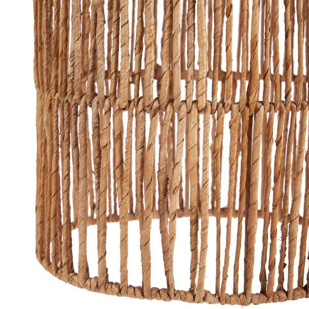 Bambua Takuhanki Natural L lampadario foglia banana