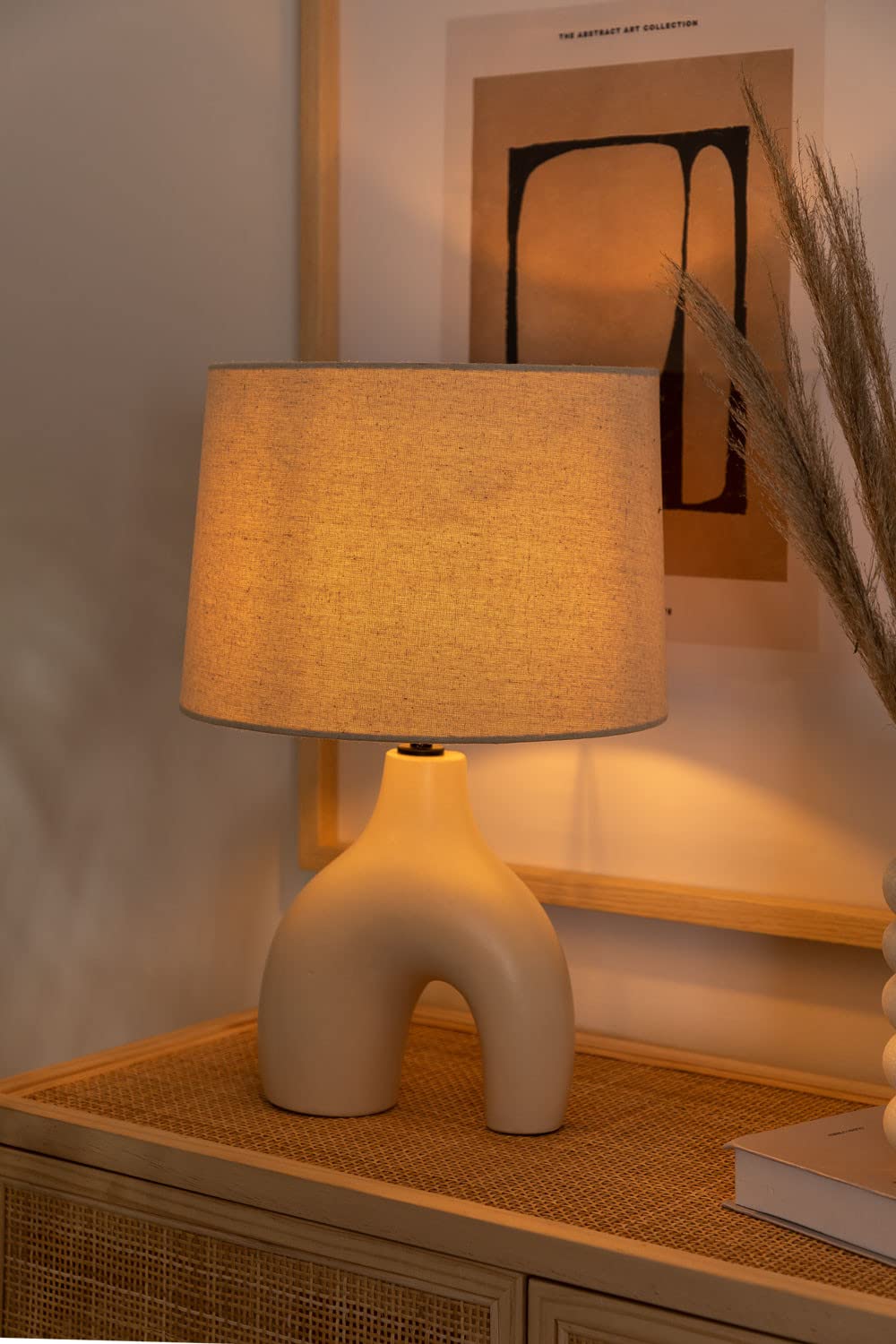 Sklum Mimba Colours lampada da tavolo ceramica lino