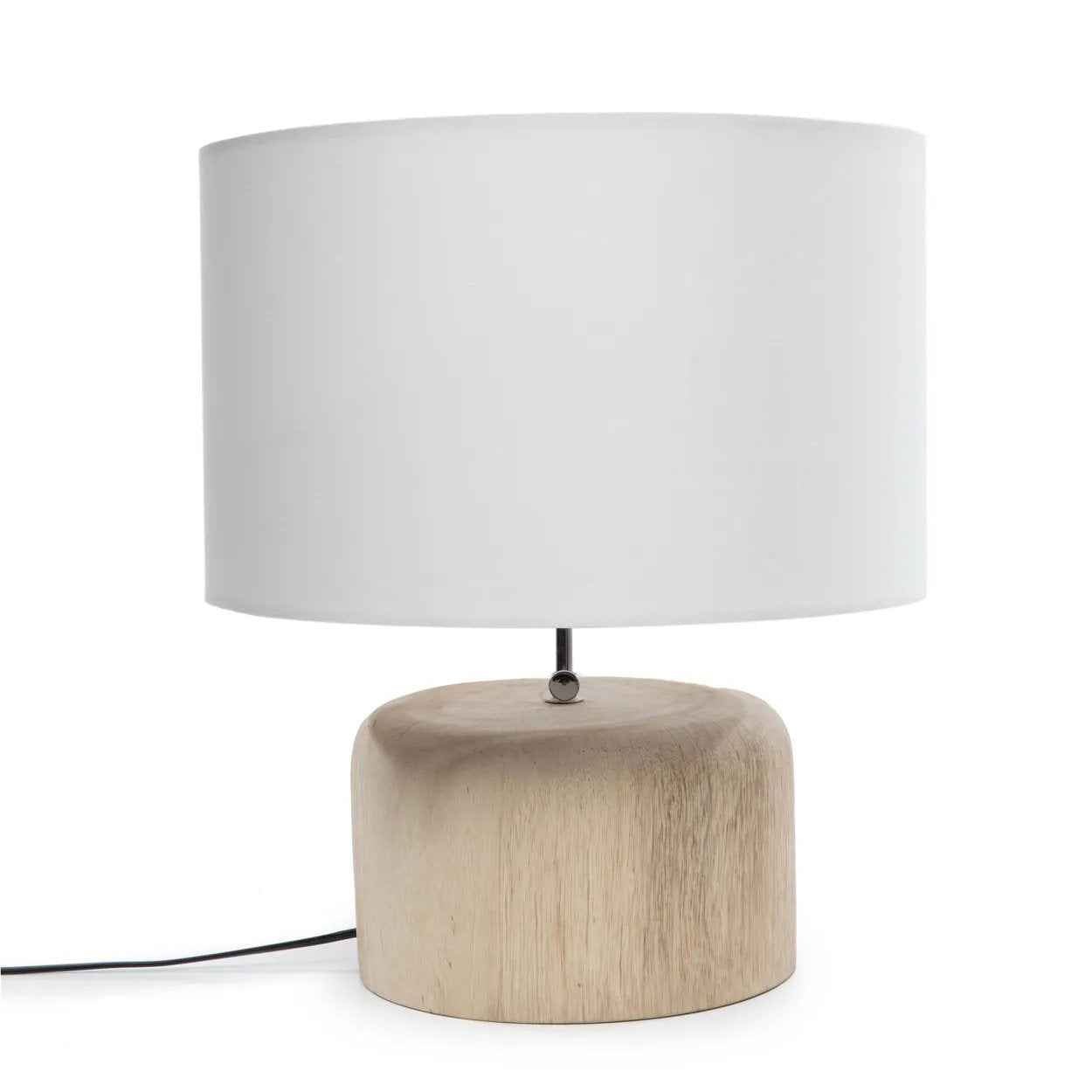 Bambua base lampada da tavolo teak naturale legno