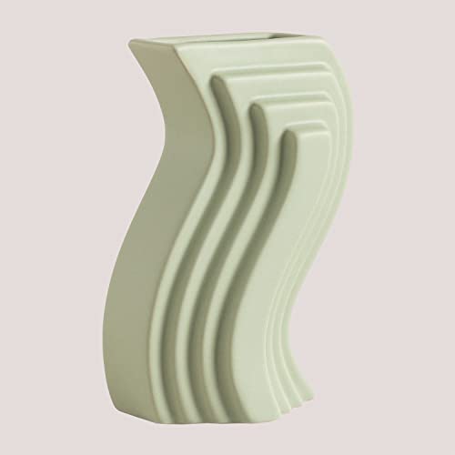 Sklum Jolin Vaso Ceramica Celadon Mousse 19,8 cm