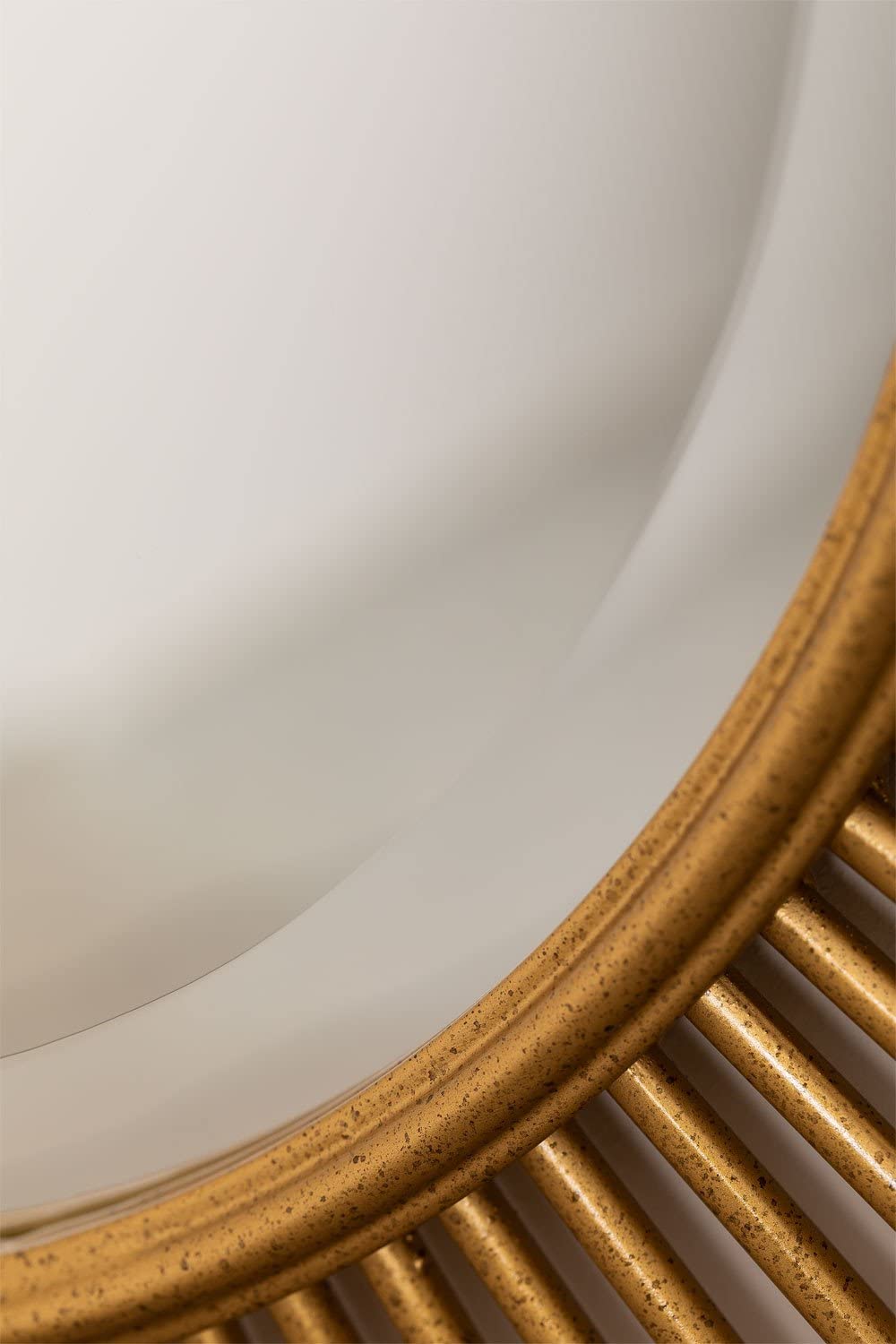 Sklum Circe specchio parete rotondo oro Ø80 cm