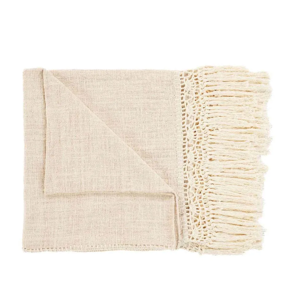 Bambua Gypsy plaid letto natural bohemien