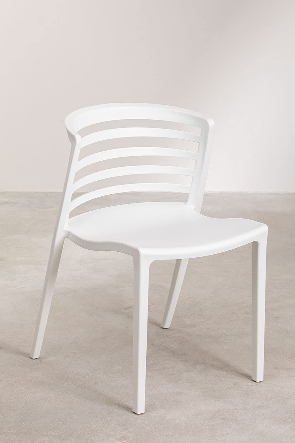 Sklum Mauz sedia giardino bianco 2 pezzi impilabile
