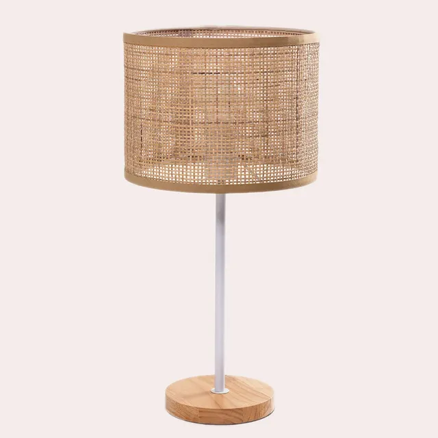 Sklum Ytse lampada da tavolo rattan marrone naturale