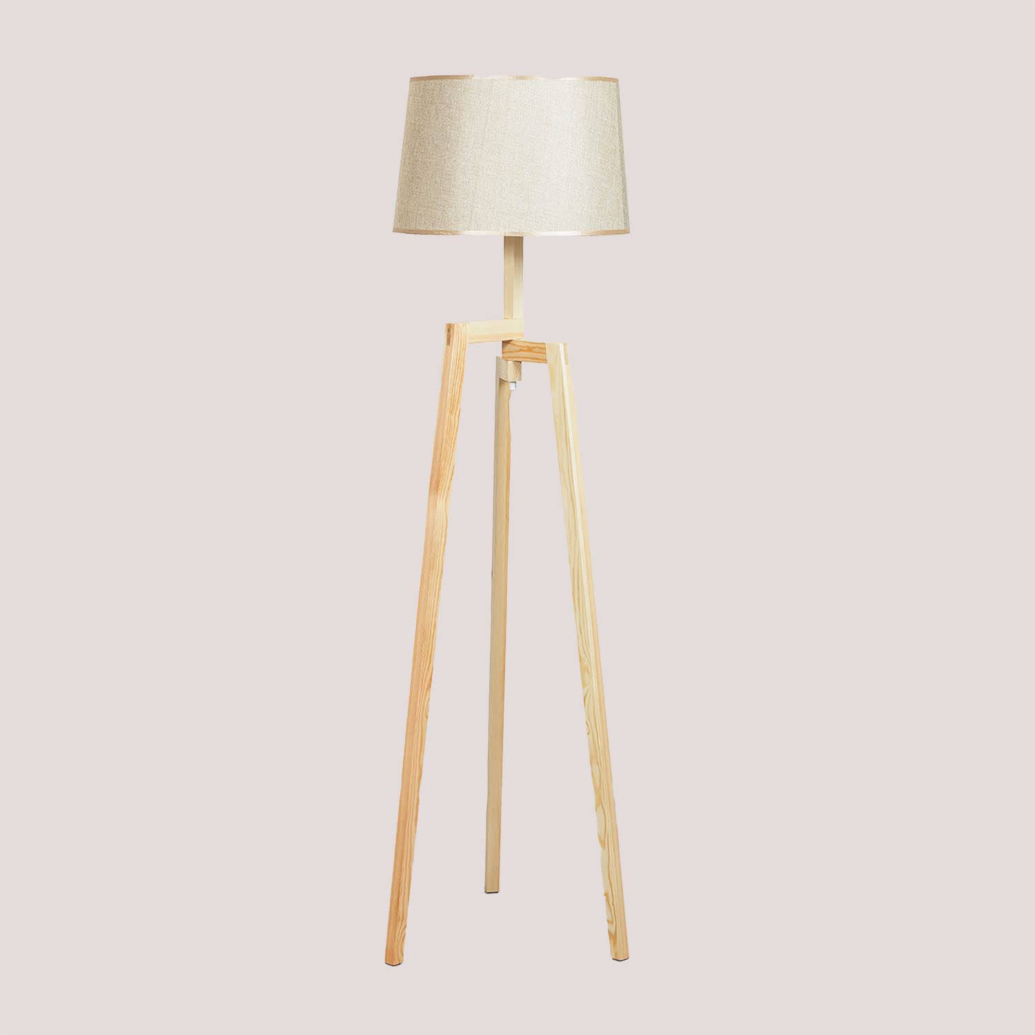 Sklum Sulaw lampada da terra tessuto 163 cm