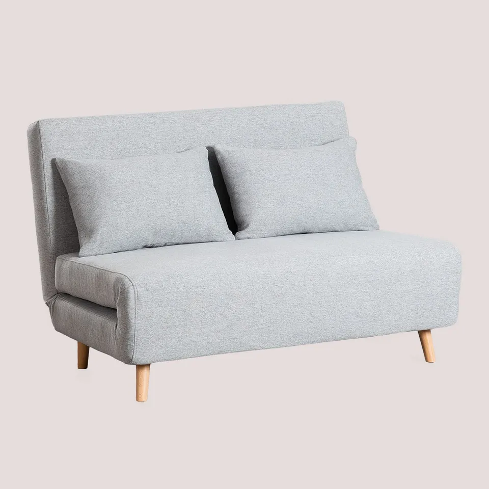 Sklum Elen Essentials Divano Letto 2 Posti in Tessuto con Cuscini