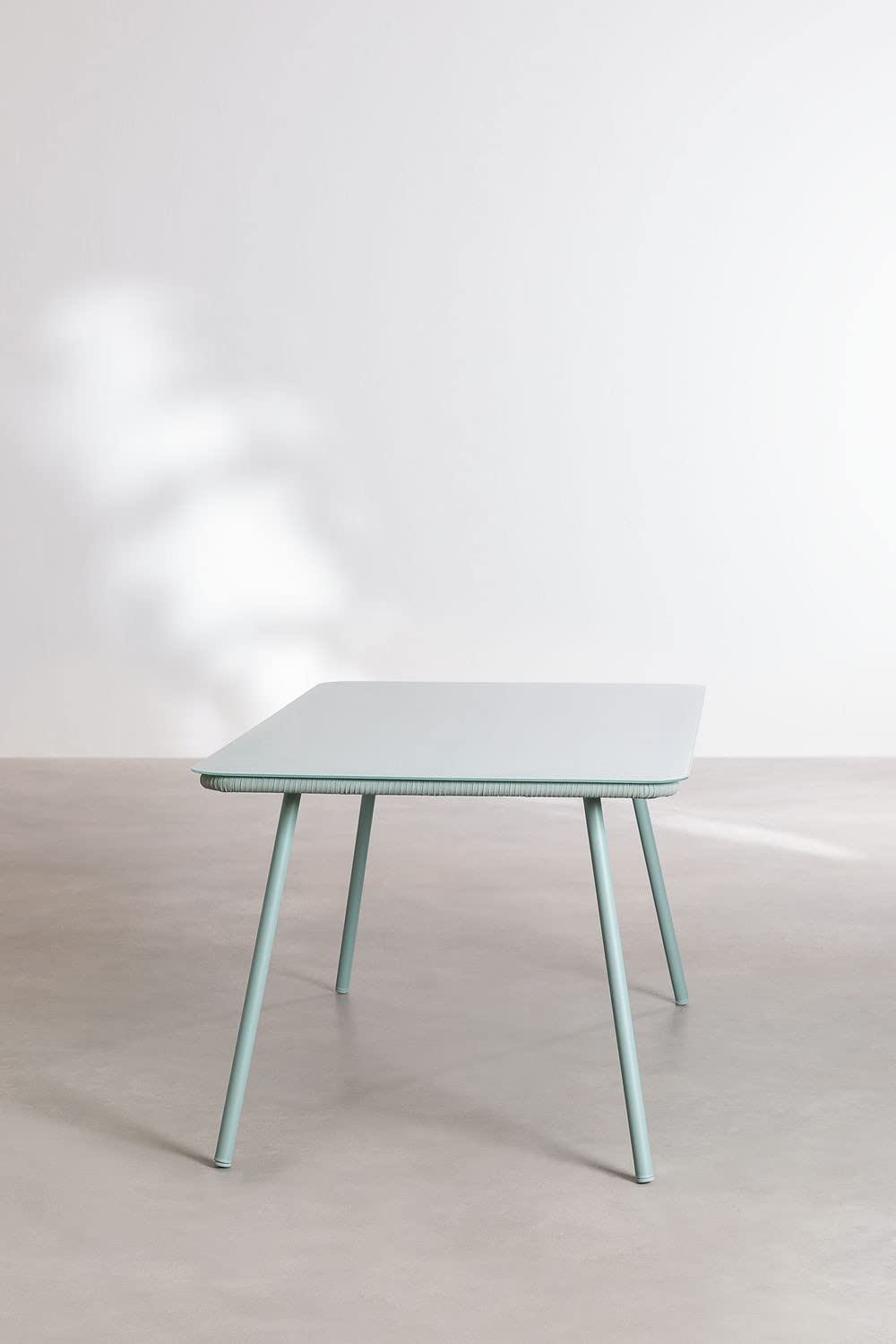 Sklum Arhiza Style tavolo giardino 160x90 vetro celadon