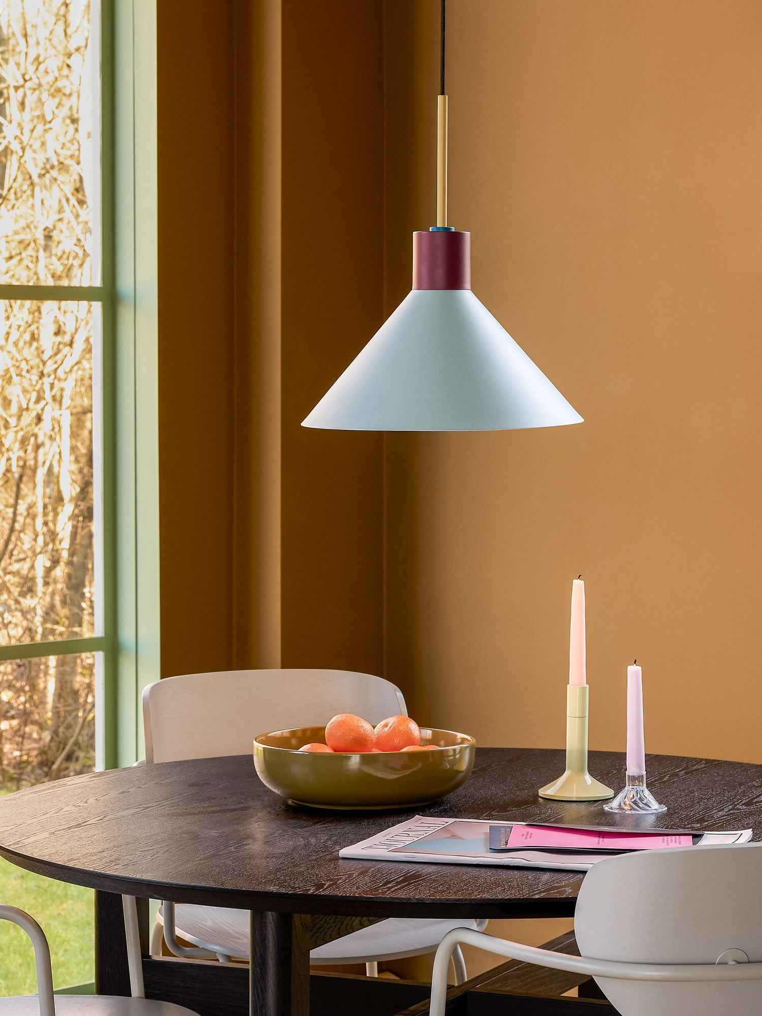 Bambua Crayon Lampada a Sospensione Blu 35 cm