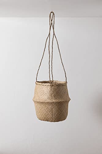 Sklum Kahs portavaso 40x38 cm in giunco intrecciato