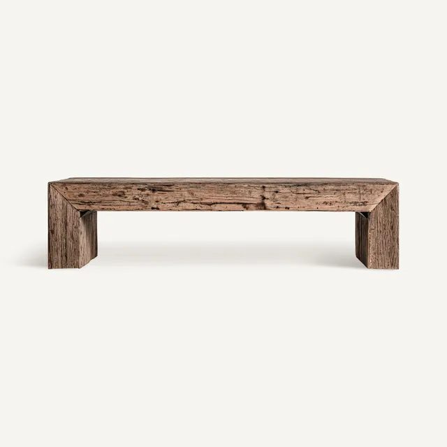 Bambua Samsun tavolino 160cm legno riciclato