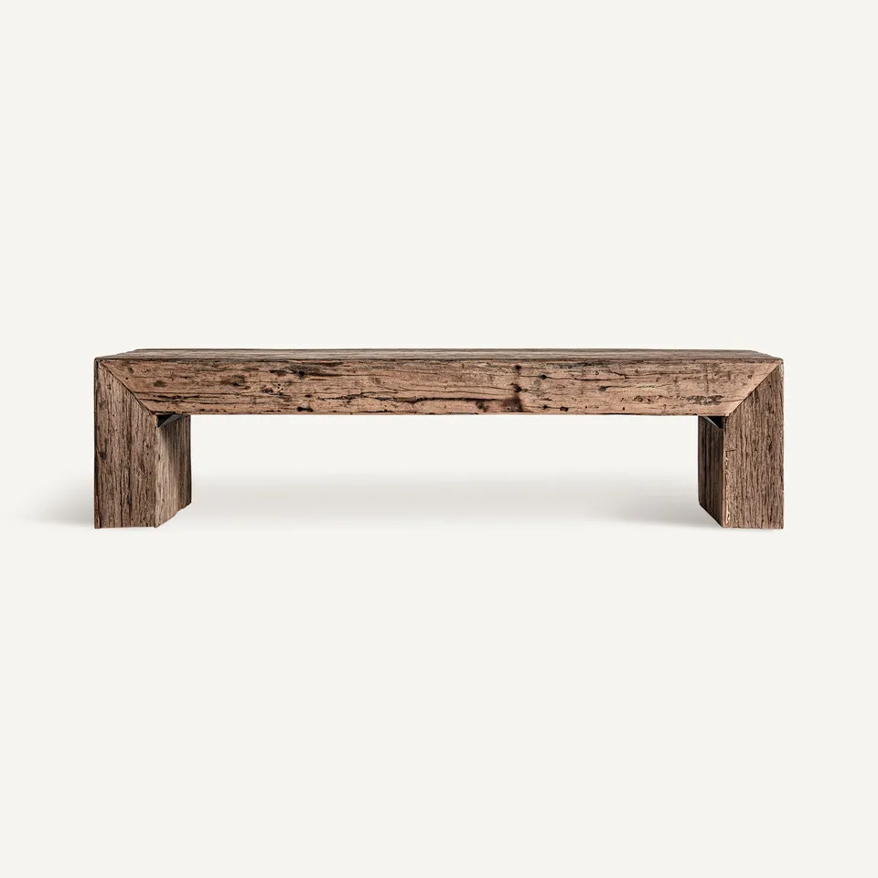 Bambua Samsun tavolino 160cm legno riciclato