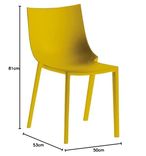Driade Bo sedia polipropilene giallo senape