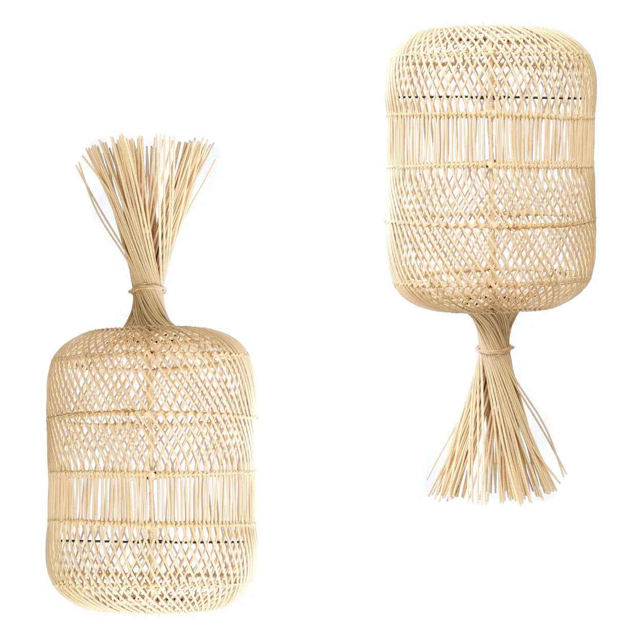 Bambua Dumpling Piantana Naturale M in rattan